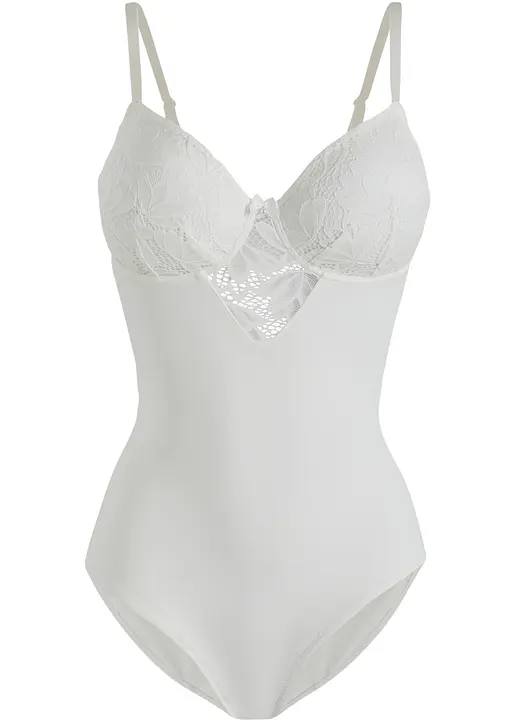 bonprix Der geschmückte Shape Body sorgt dank der mittleren Formkraft für einen flachen Bauch und Taille