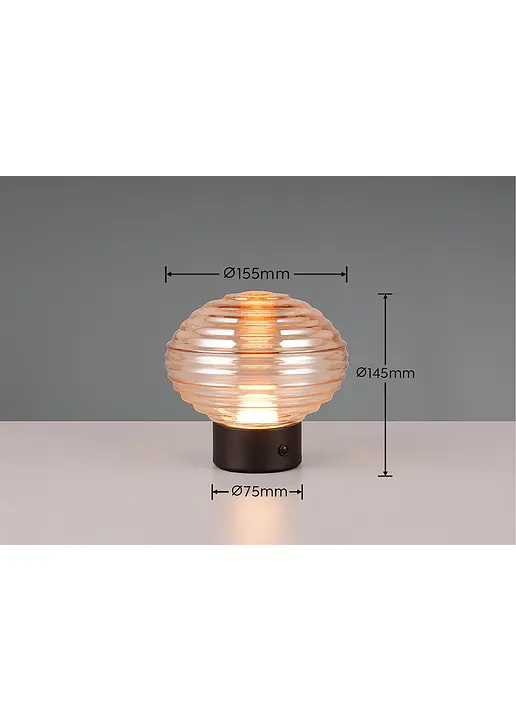 Bonprix Dimmbare Tischleuchte Per Touch-Steuerung - Orange