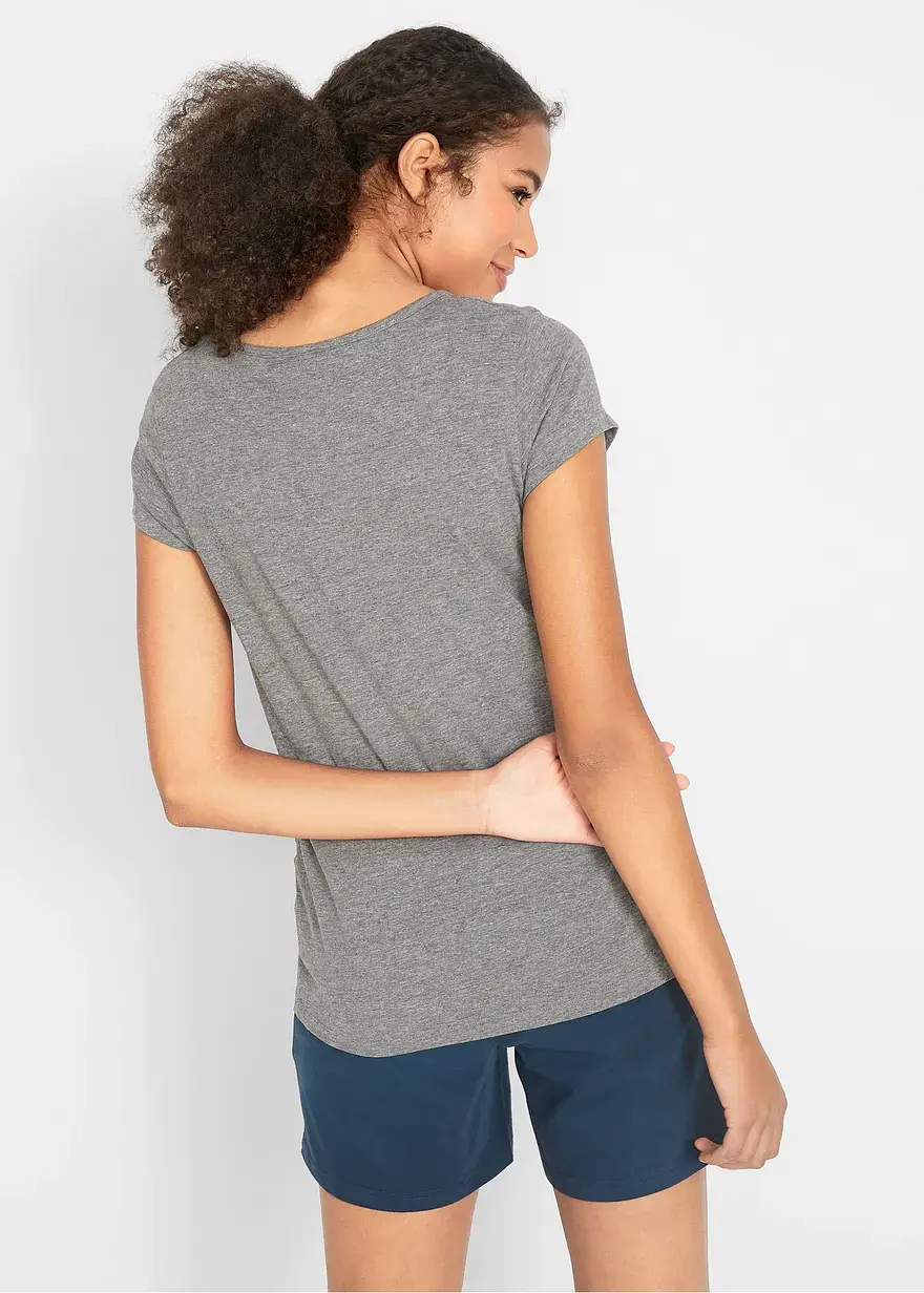 Bonprix Doppelpack Umstandsshirts Mit V-Ausschnitt - Damen