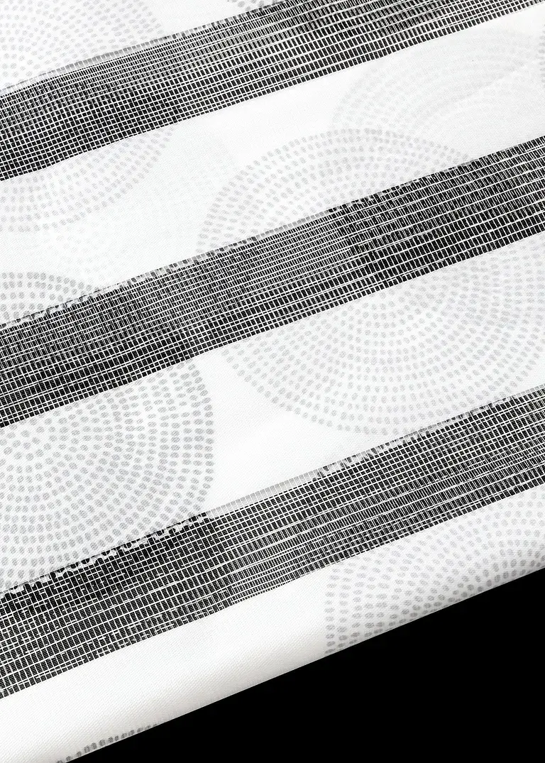 Bonprix Doppelrollo Mit Bedrucken Kreisen - Grau Klemmträger