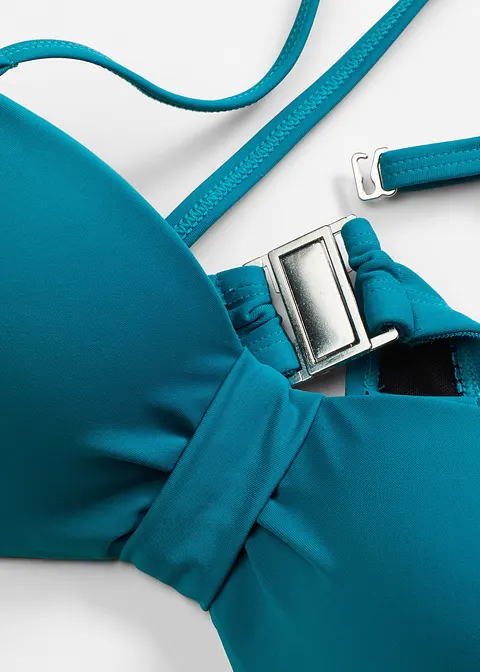 Bonprix Edles Balconette Bikini Oberteil - Petrol Cup B