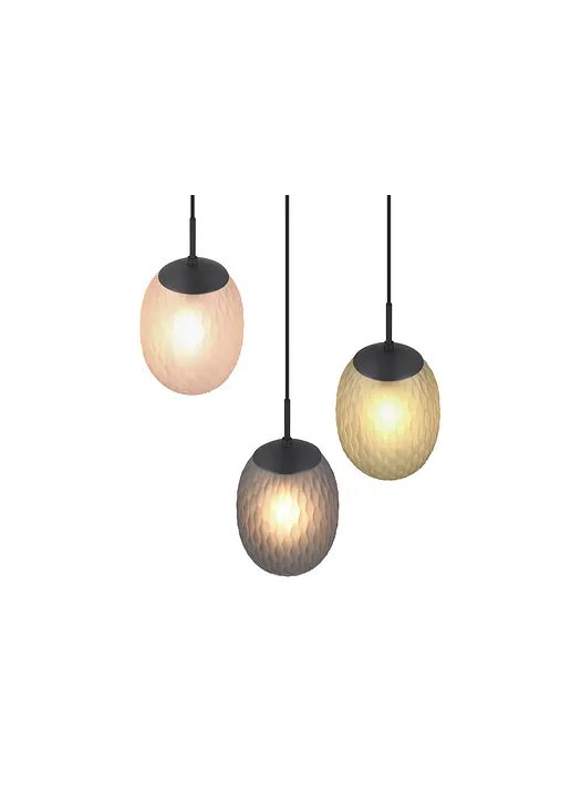 Bonprix Eeleganter Farbmix Aus Amberfarbigen Grünen Und Rauchfarbigen Glasschirmen