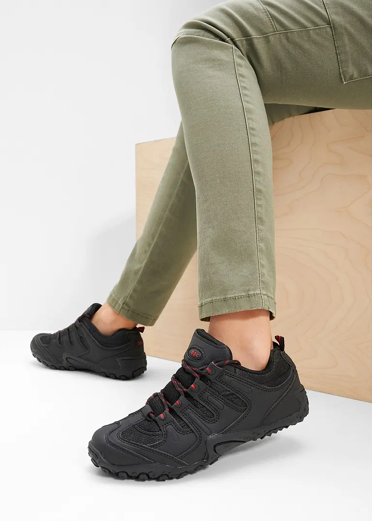 Bonprix Ein Freizeitschuh Für Alle Fälle - Mit Softschnürung - Schwarz