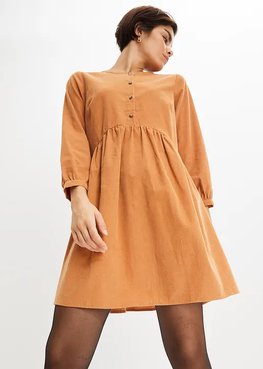 Bonprix Ein Must Have Für Den Herbst Trendy Cord-Kleid In Neuem Schnitt