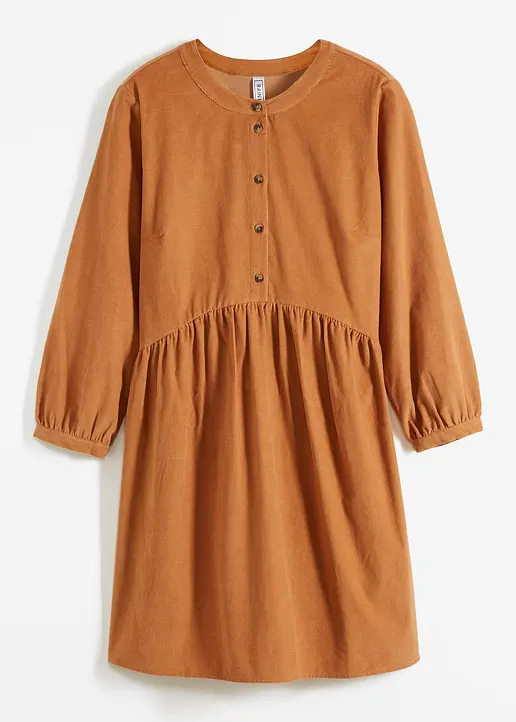 bonprix Ein Must Have für den Herbst Trendy Cord-Kleid in neuem Schnitt