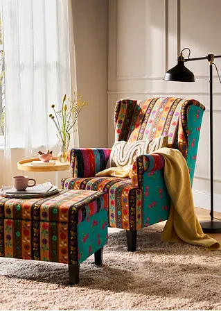 Bonprix Ein Schmuckstück Für Das Wohnzimmer – Der Farbenfrohe Ohrensessel