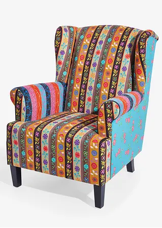 bonprix Ein Schmuckstück für das Wohnzimmer – der farbenfrohe Ohrensessel