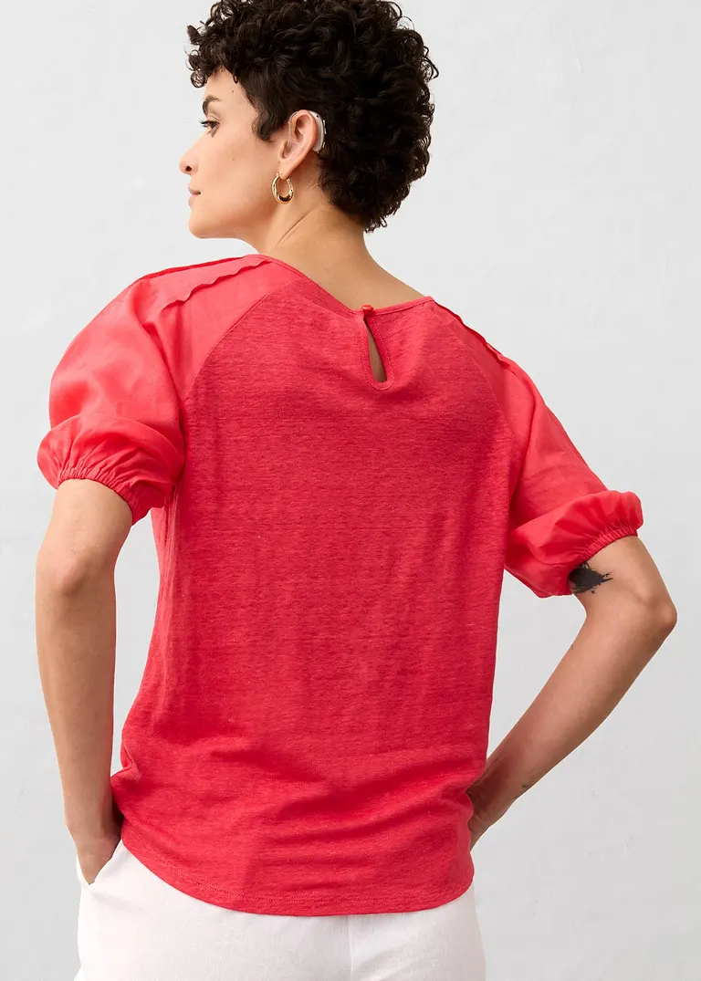 Bonprix Ein Schöner Sommer Begleiter Aus 100% Leinen - Pink