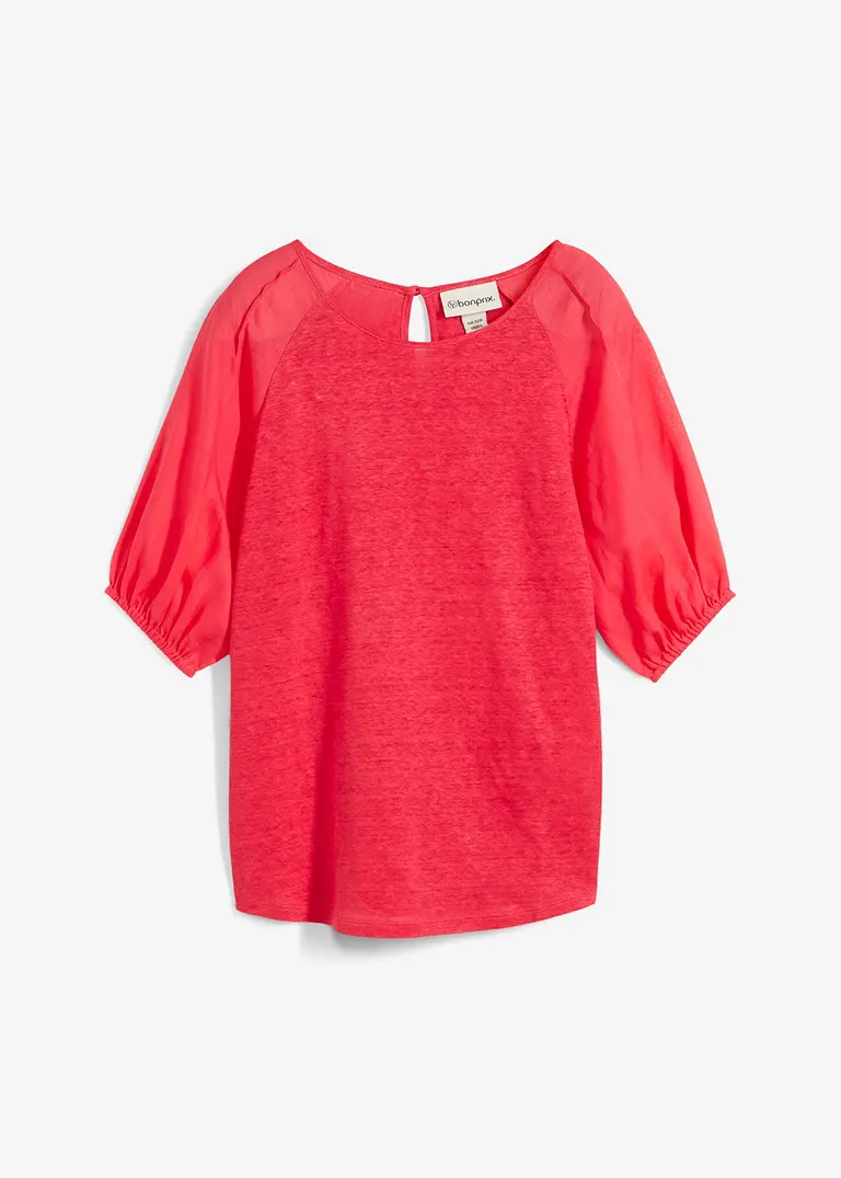 bonprix ein schöner Sommer Begleiter aus 100% Leinen - pink