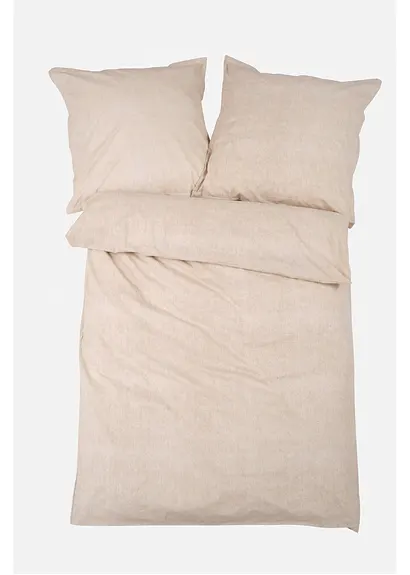 bonprix elegante Bettwäsche in Leinenoptik mit Stehsaum - hellgelb Linon