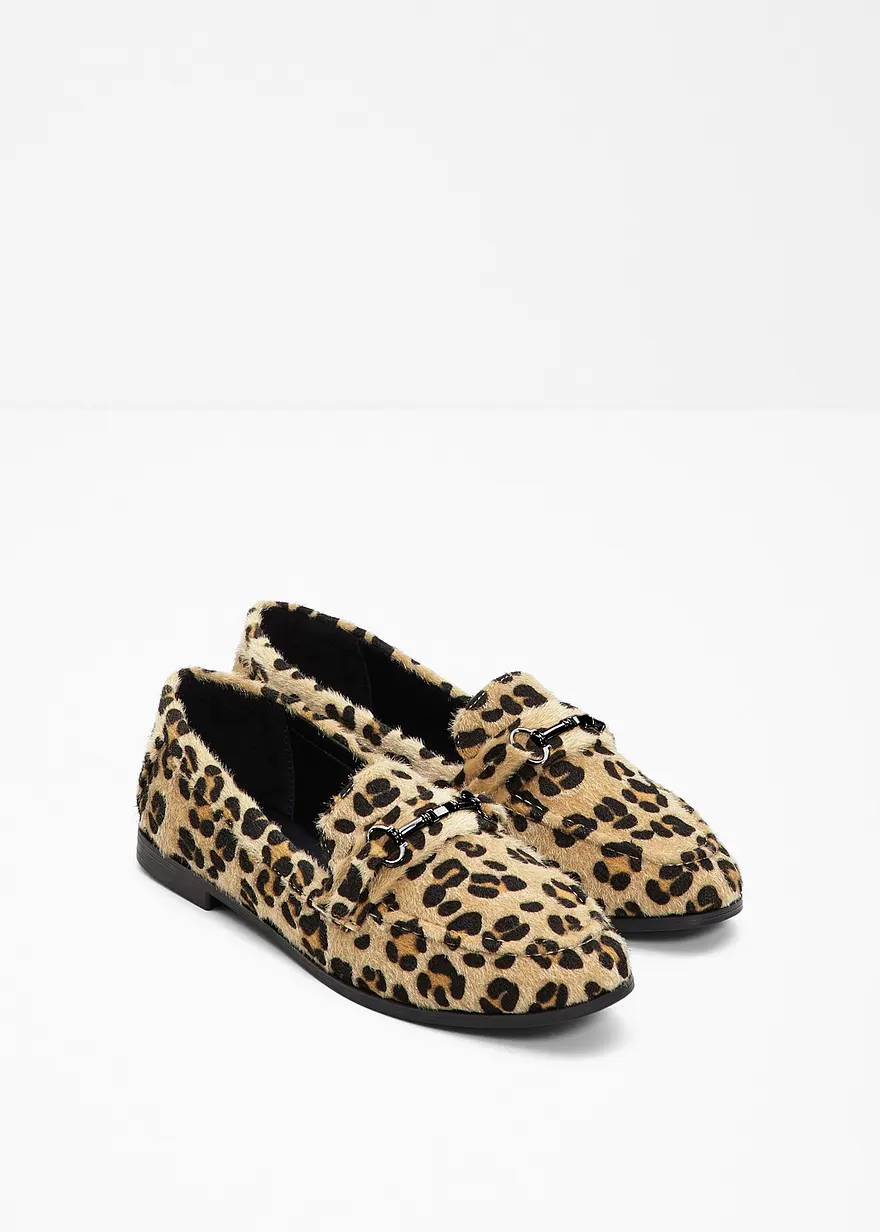 Bonprix Elegante Loafer Mit Dekorativer Schnalle - Beige