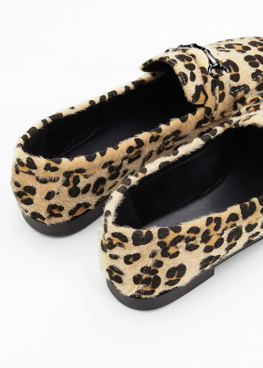 Bonprix Elegante Loafer Mit Dekorativer Schnalle - Beige