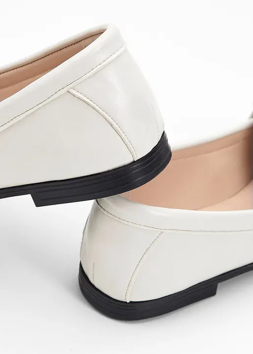 Bonprix Elegante Loafer Mit Dekorativer Schnalle - Beige