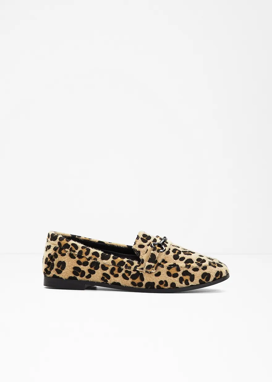 bonprix Elegante Loafer mit dekorativer Schnalle - beige