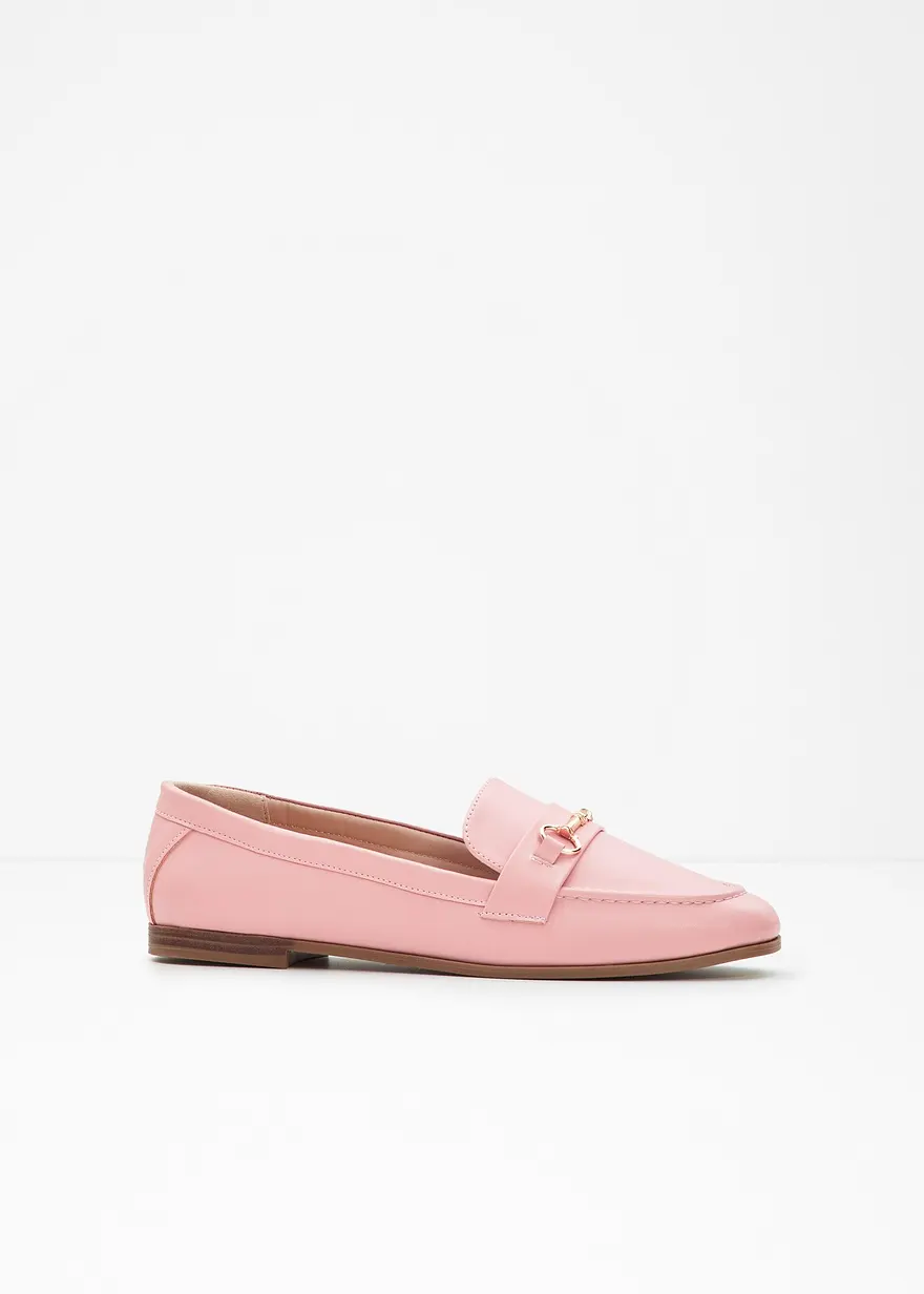 bonprix Elegante Loafer mit dekorativer Schnalle - rosa - Damen