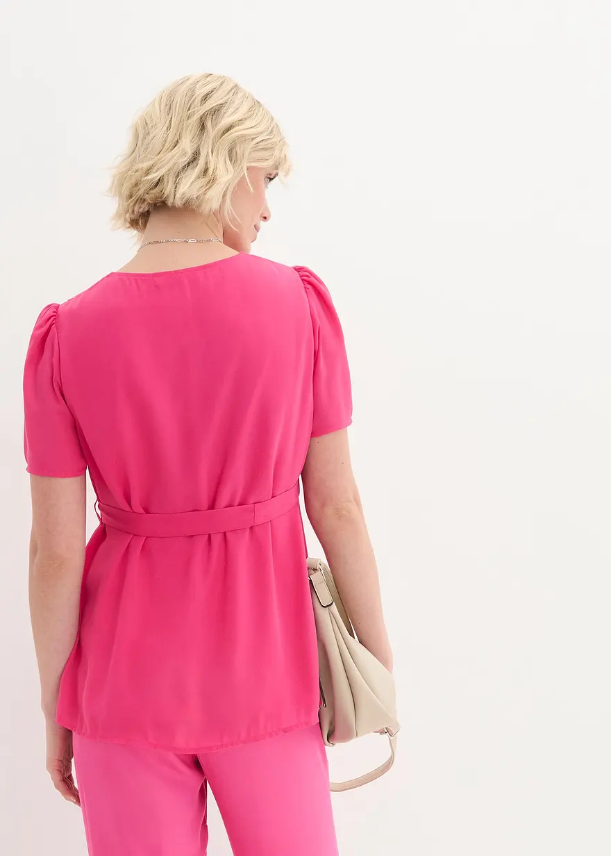 Bonprix Elegante Schwangerschaftsbluse Aus Nachhaltigem Material - Pink