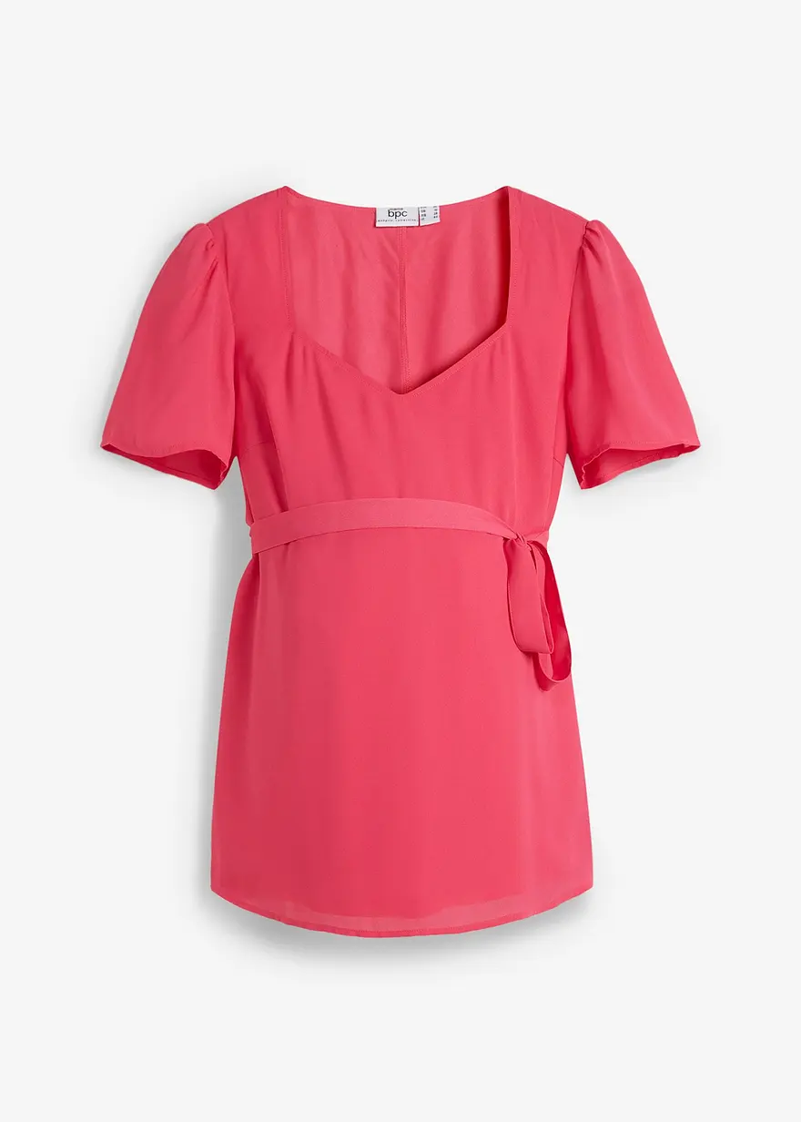 bonprix Elegante Schwangerschaftsbluse aus nachhaltigem Material - pink