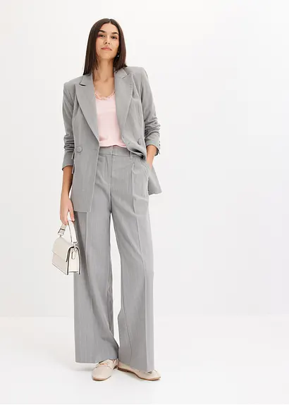 Bonprix Elegante Shirt Mit Spitze Im V-Ausschnitt - Rosa