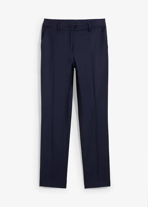 bonprix Elegante und enganliegende Hose mit Wollanteil - blau