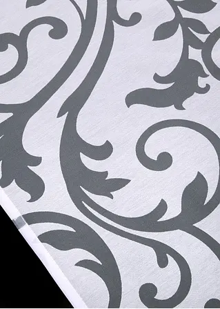 Bonprix Eleganter Ausbrenner Flächenvorhang - Weiß Klettschiene