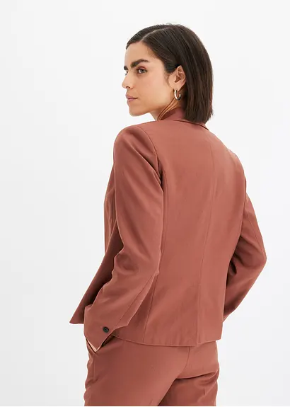 Bonprix Eleganter Blazer In Petite-Größe. - Braun Petite