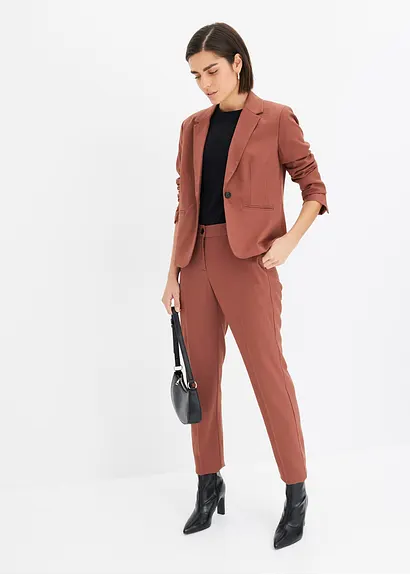Bonprix Eleganter Blazer In Petite-Größe. - Braun Petite