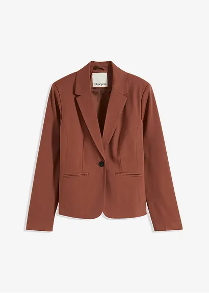 bonprix Eleganter Blazer in Petite-Größe. - braun petite