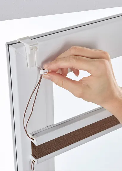 Bonprix Eleganter Fensterschmuck - Beige - Wohnen & Garten