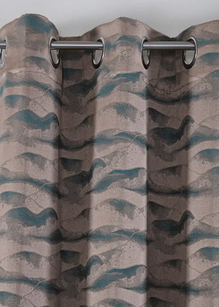 Bonprix Eleganter Fertigvorhang - Beige Ösen - Wohnen & Garten