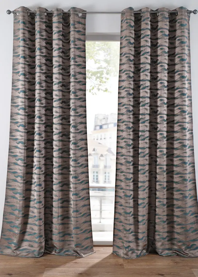 bonprix Eleganter Fertigvorhang - beige Ösen - Wohnen & Garten