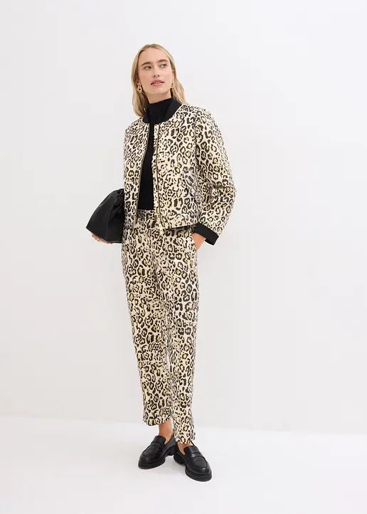 Bonprix Eleganter Hingucker: Aufwändige Hose Aus Jacquard Mit Glitzerfäden Teilgefüttert Und Mit Bequembund