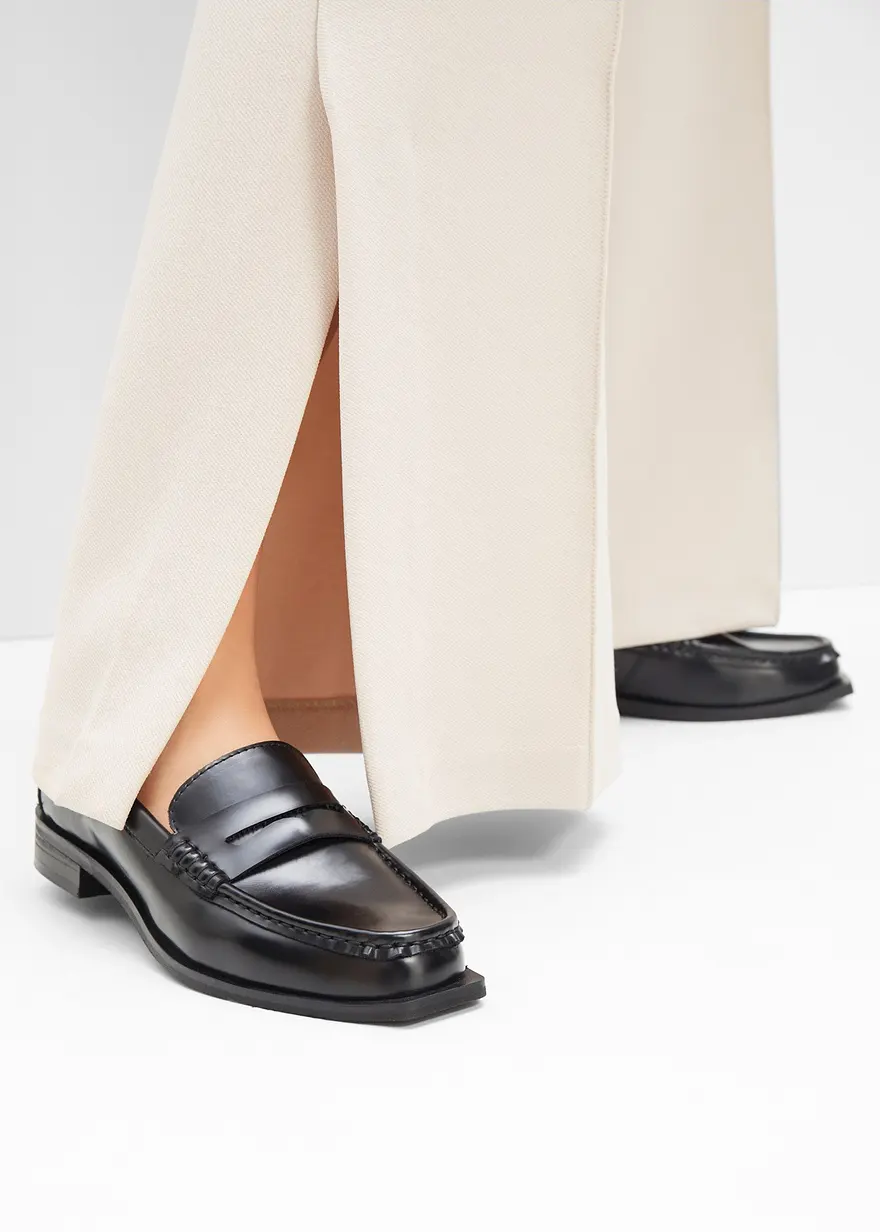 Bonprix Eleganter Penny Loafer In Zeitlosem Design - Schwarz