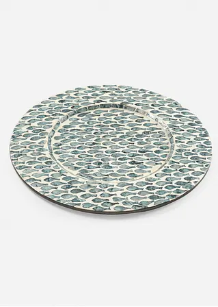 bonprix Eleganter Platzteller für eine stilvolle Tischdekoration - blau