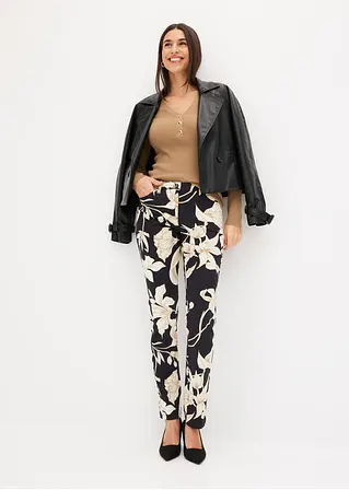 Bonprix Eleganter Rippenpullover Mit Verspielten Knöpfen - Braun - Damen