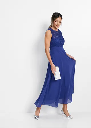 Bonprix Elegantes Abendkleid Mit Spitze Im Oberteil Und Einem Rücken-Cut-Out