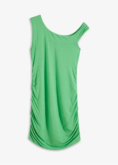 bonprix Elegantes Jerseykleid mit besonderem Ausschnitt - grün