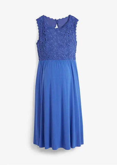 bonprix Elegantes Schwangerschaftskleid für festliche Anlässe - blau