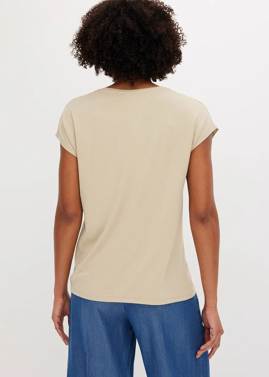 Bonprix Elegantes Shirt Mit Glänzenden Pailetten - Grün - Damen