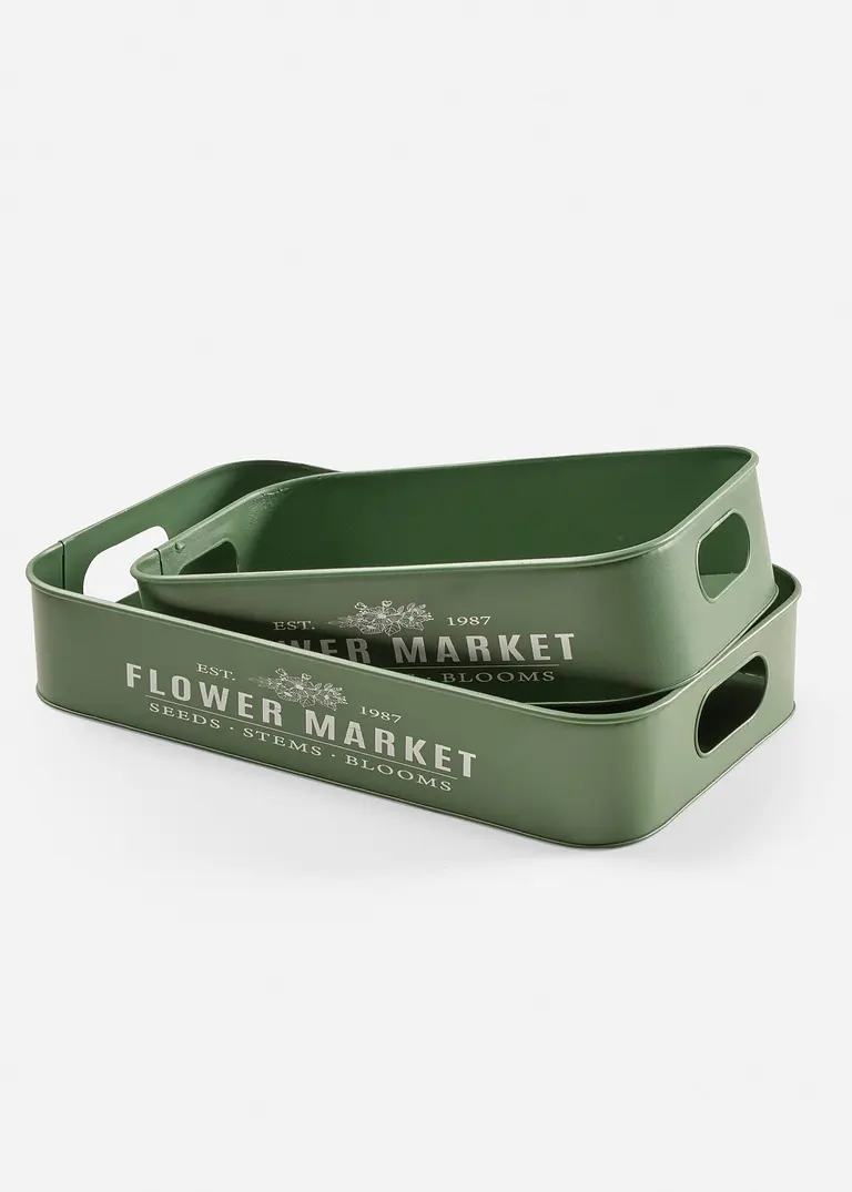 bonprix Elegantes Tablett-Set: Stilvolle Akzente für jeden Anlass - grün