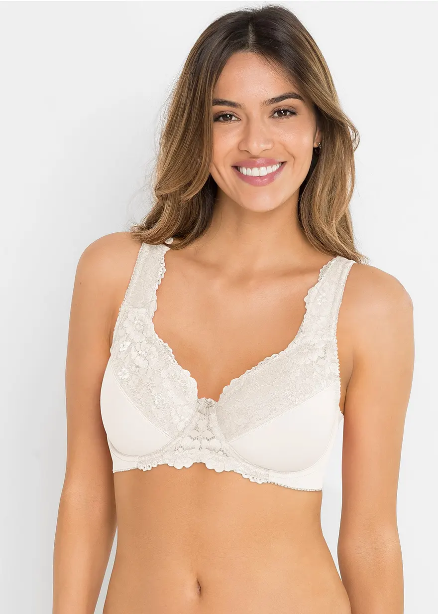 Bonprix Exklusiver Minimizer-BH Mit Bügel - Schwarz+ecru Cup C