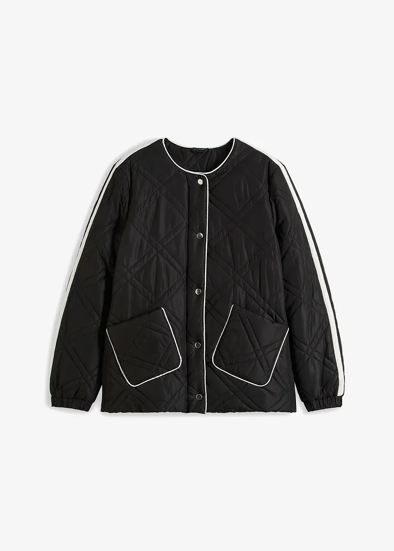 bonprix Extravagante Jacke mit Taschen - schwarz - Damen