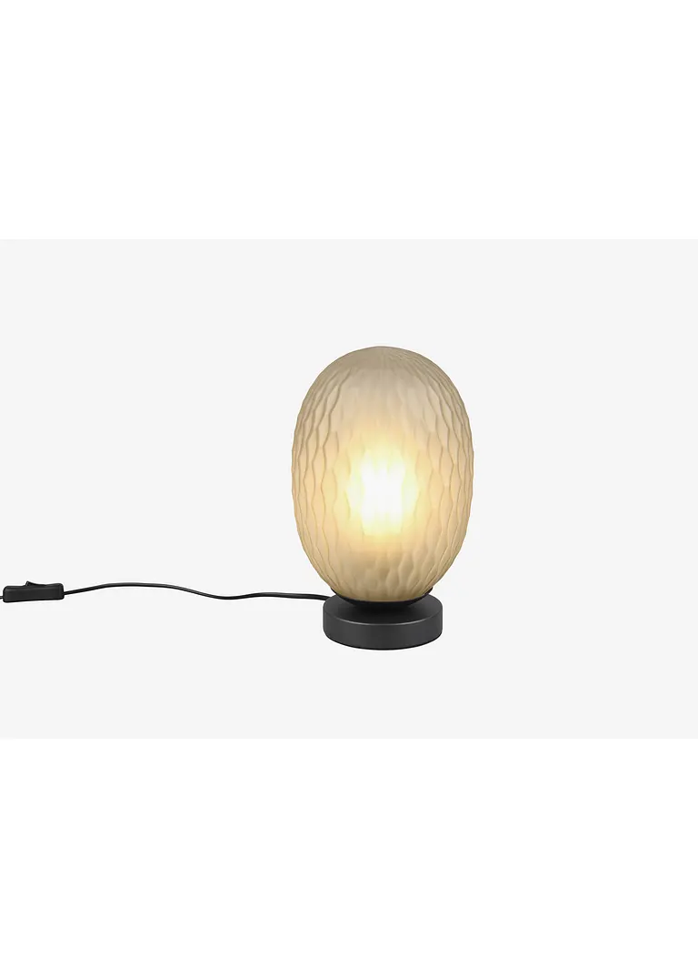 bonprix Facettierte amberfarbige Glasoberfläche für ein elegantes Design