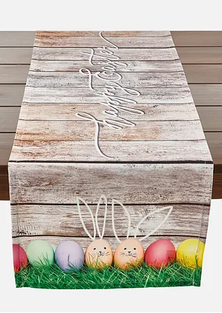 bonprix Farbenfrohe und lustige Osterdeko für den Tisch - braun