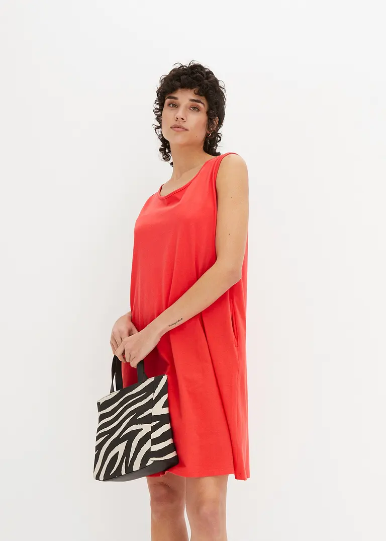Bonprix Fein Fließendes Jersey-Kleid Ist Extra Soft Auf Der Haut Und Schmeichelt Der Figur