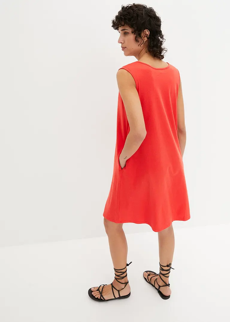 Bonprix Fein Fließendes Jersey-Kleid Ist Extra Soft Auf Der Haut Und Schmeichelt Der Figur
