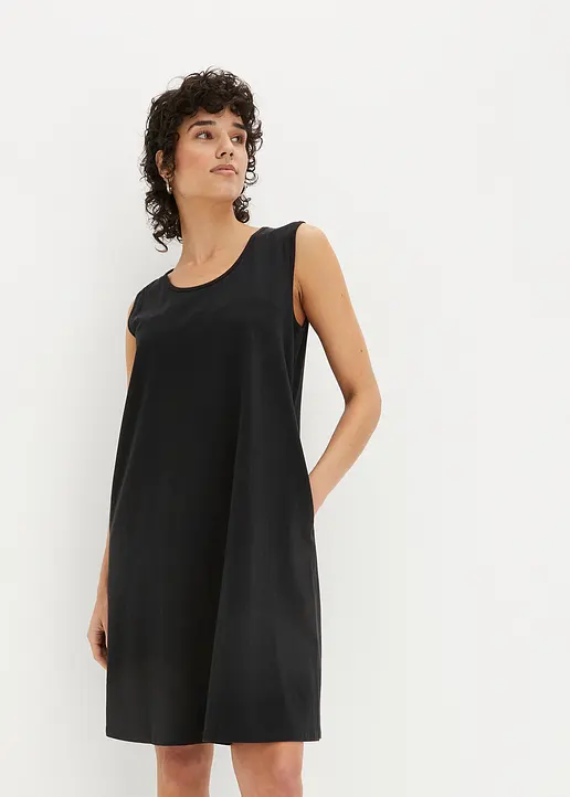 Bonprix Fein Fließendes Jersey-Kleid Ist Extra Soft Auf Der Haut Und Schmeichelt Der Figur