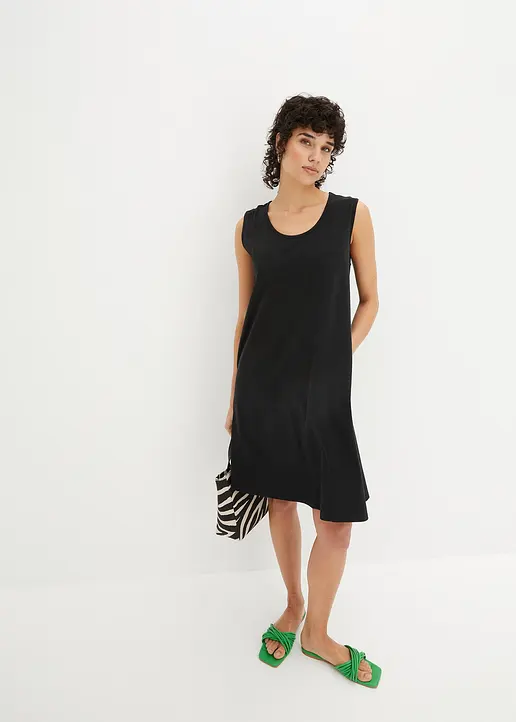 Bonprix Fein Fließendes Jersey-Kleid Ist Extra Soft Auf Der Haut Und Schmeichelt Der Figur