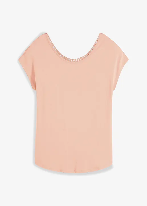 bonprix Feines Shirt mit aufregender Rückenansicht - orange