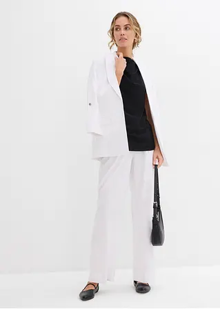 Bonprix Feines Sommershirt Mit Raffungen An Der Schulter - Schwarz