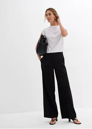 Bonprix Feines Sommershirt Mit Raffungen An Der Schulter - Weiß